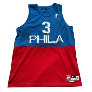 Nike Allen Iverson Philadelphia 76ers Jersey - Size XL +2 Length